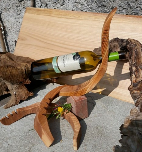 Reggi bottiglia legno porta - reggi,