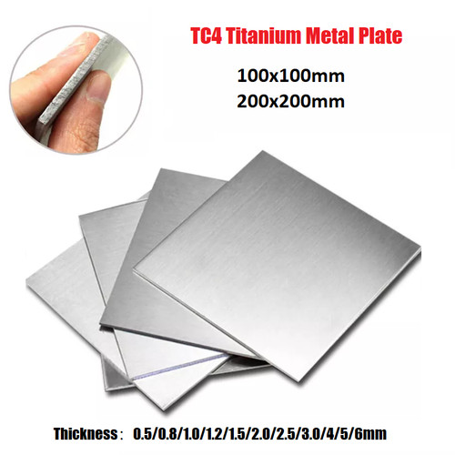 Piastra metallica titanio - , tc4