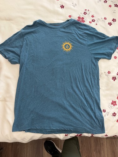 Volcom stone men tee blue - stone, men's