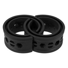 2pz Nero Auto Bobina Molla Paracolpi Gomma Paracolpi Universale a Tipo