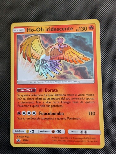 Carte pokémon oh - carte, ho-oh