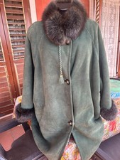 Montone Shearling donna verde