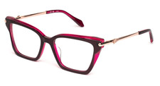 Montatura occhiali da vista donna Just Cavalli montature fuxia squadrati cat eye