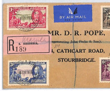 SOUTHERN RHODESIA KGV Cover