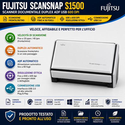 Fujitsu scansnap s1500 - scansnap,