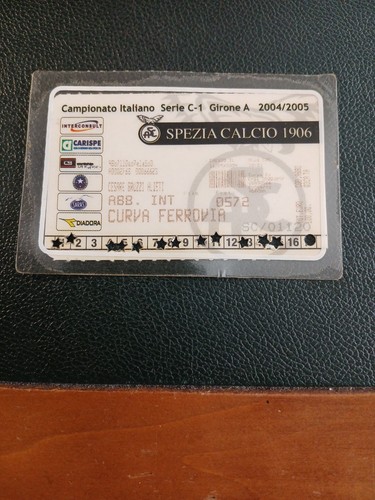 Abbonamento spezia calcio 2004 - abbonamento,