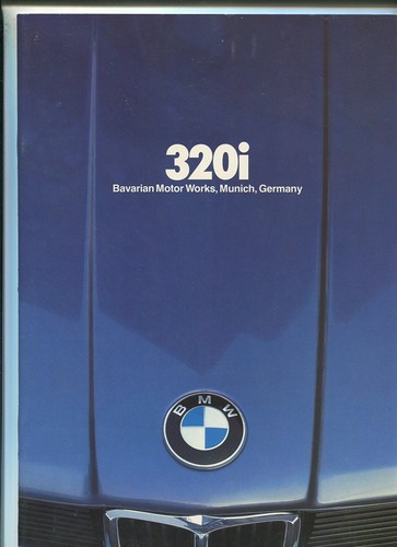 Bmw 1980 320i depliant vendita - bmw,