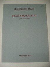 Kamillo Lendvay quattro Duetti
