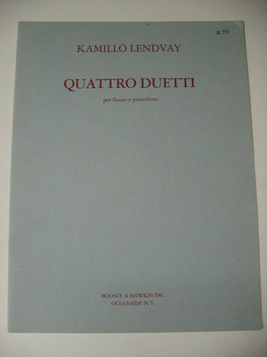 Kamillo lendvay quattro duetti - kamillo,