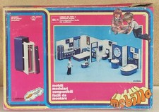 SET GIOCARREDO CAMERETTA E BAGNO MOBILI MODULARI MOBILLA VINTAGE NEW QUERZOLA 