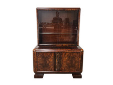 Vetrina Art Decò anni '30 | Vetrina antica in noce | Vetrina in radica 1930