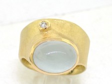 Anello acquamarina oro giallo