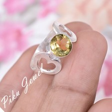 Anello design cuore argento