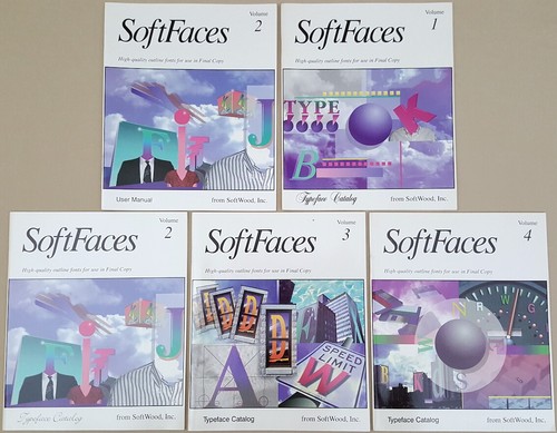 Softfaces volumes manuals - 1-4,