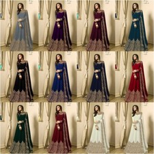 Abito da festa indiano Bollywood Salwar Kameez matrimonio abito pakistano designer