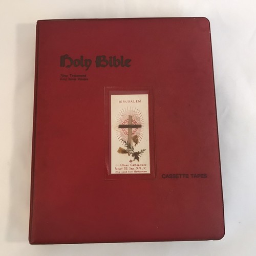 Holy bible cassette new - on,