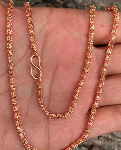 Collana catena dal design - a,
