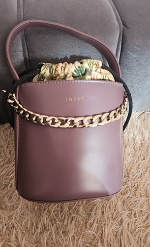 Borsa secchiello inyato malva - secchiello,