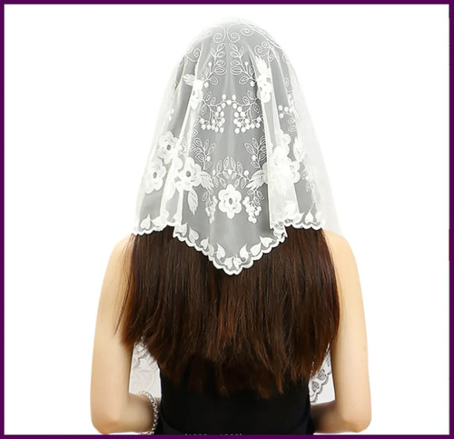 Mantilla velo pizzo per - mantilla,