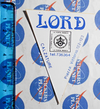 ADESIVO STICKER VINTAGE AUTOCOLLANT AUFKLEBER PUBBLICITA' LORD CALZATURE SHOES