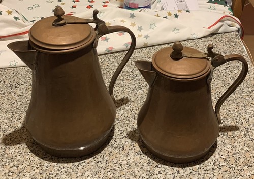 Coppia brocche rame - in,