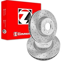 2x ZIMMERMANN Formula S Dischi Freno 318mm Forati Ant. Adatto A per Mercedes C