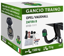 Gancio fisso opel zafira - gancio, b