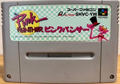 Pink panther snes sfc - pink,
