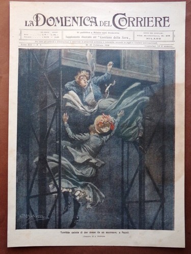 Copertina domenica corriere - domenica,