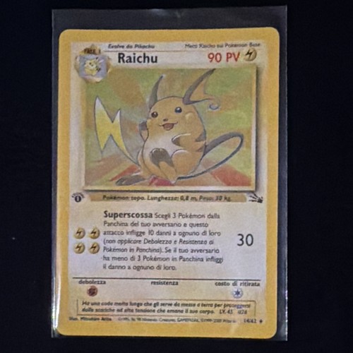 Pokémon raichu 1999 - 1999, italiano