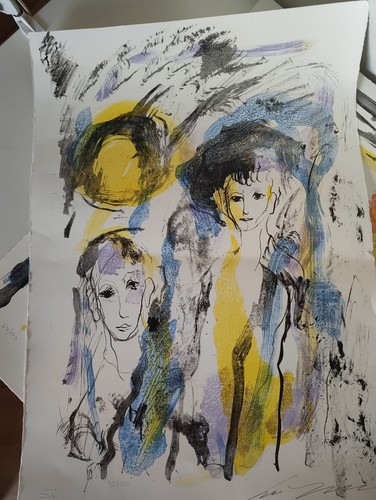 Ernesto treccani litografia - ernesto,