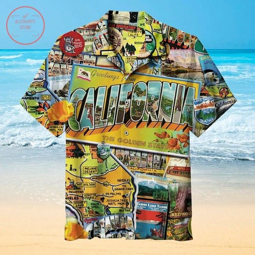 Camicia hawaiana california - camicia,