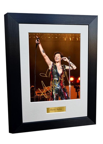 12x8 signed harry styles - signed,
