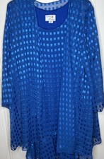 Abito blu royal pezzi - abito,