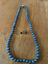 Set collana perle blu - set, di