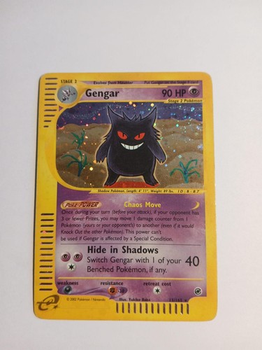 Pokemon gengar holo 165 - pokemon,