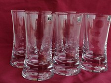 Sergio Asti: 6 bicchieri acqua bibita calice design Peruzzi & Bozzi Made Italy anni 60 