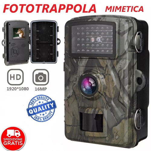 Fototrappola mimetica full - fototrappola, hd
