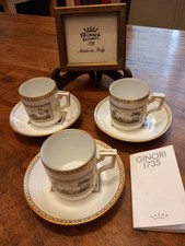 Richard Ginori set caffe' Pittoria di Doccia "Fiesole"