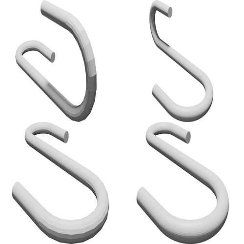 Set ganci arrotondati - s,