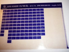 Piaggio Vespa Hexagon LX/LXT (D) Microfiche Lista Ricambi Edizione 1998-1999