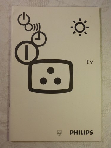 Vecchia istruzione televisore - vecchia,