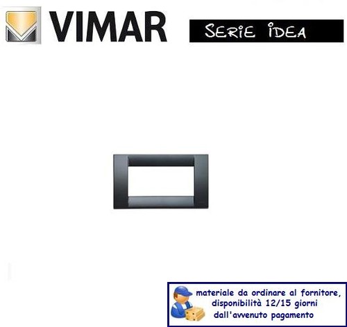 Placca grigio grafite vimar - placca,