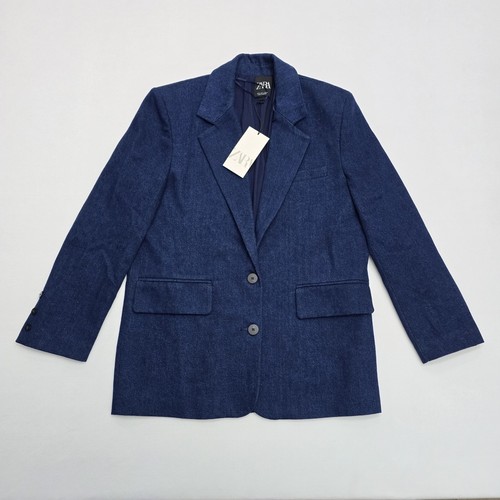 Giacca blazer donna - zara, blu