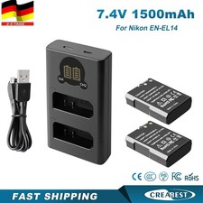 2 pezzi EN-EL14 EN-EL14A