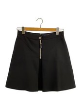 Gonna LOUIS VUITTON, taglia 36, seta, nera, tinta unita