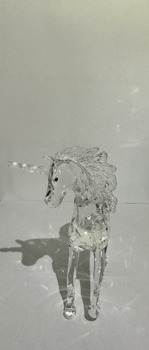 Statuina unicorno cristallo - in,
