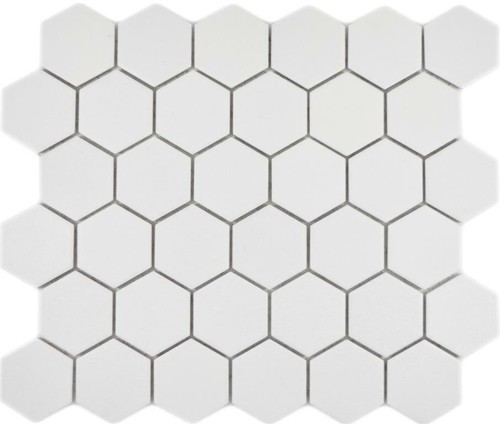 Mosaico ceramica bianco - in,