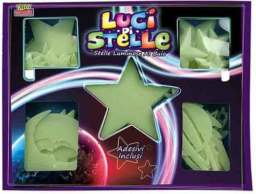Set adesivi stelle luna - set,