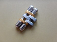 Link maillon or acier - mm,